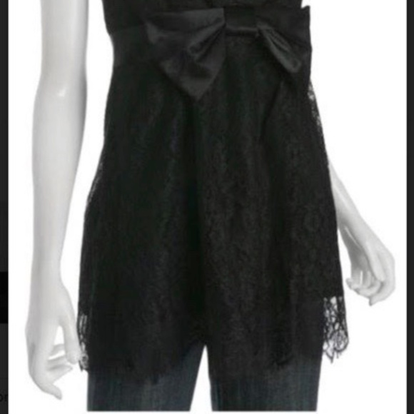 Nanette Lepore Black Lace Strapless Top "Ingenue" NWT Sz 0 or Sz 2 NWT - Picture 4 of 6